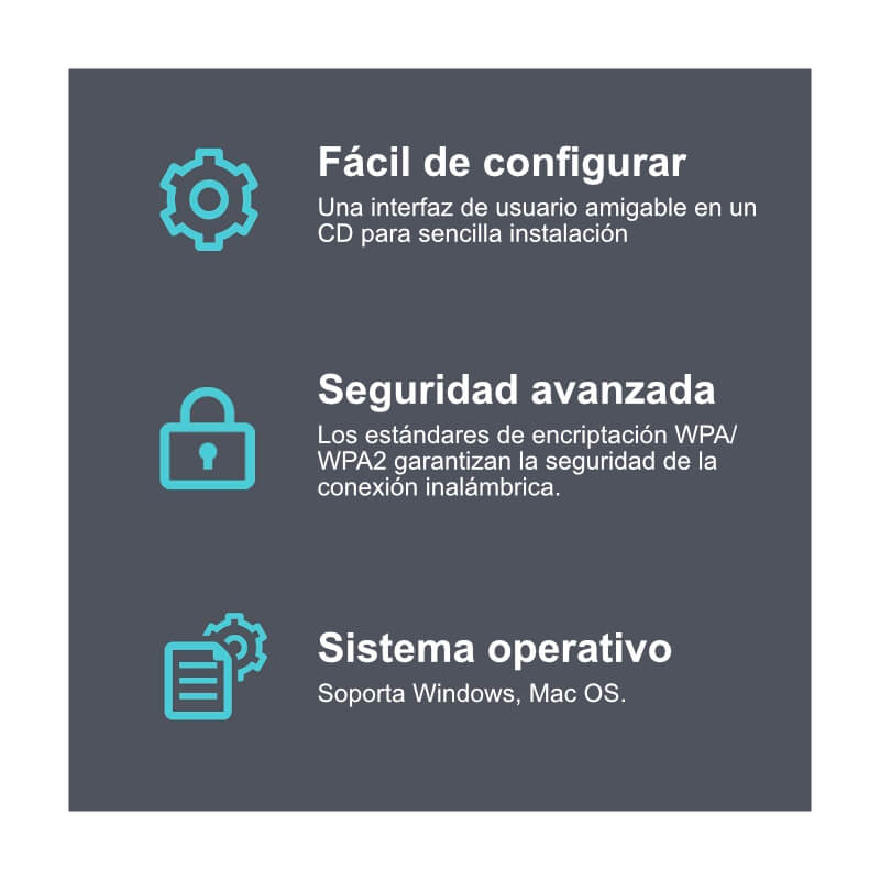 Adaptador de Red USB a Wi-Fi TP-Link Archer T2U Doble Banda AC600 600Mbps-5.webp